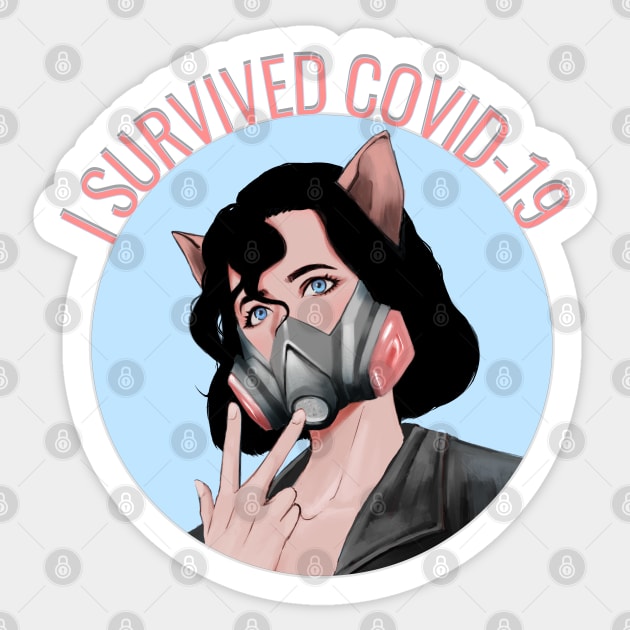 I survived Covid-19 Sticker by souw83